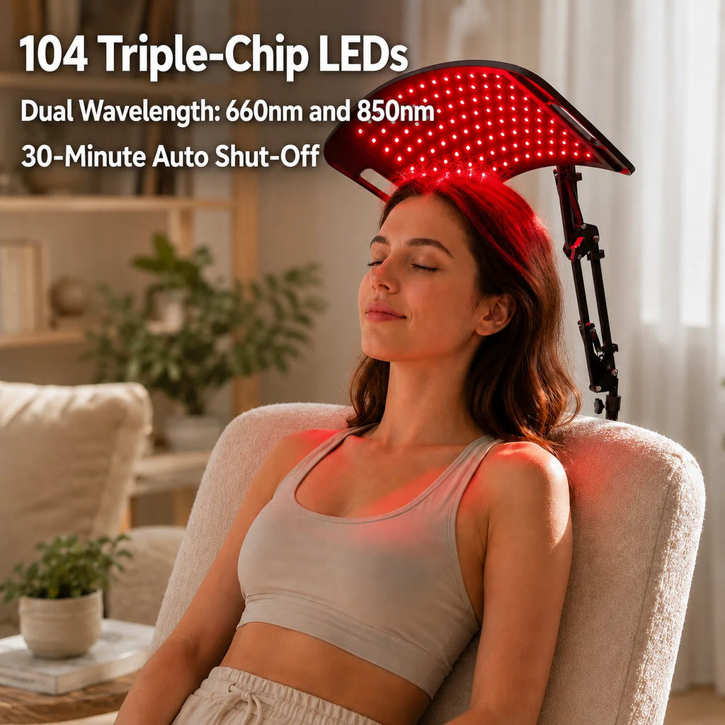 Adjustable Hands Free Red Light Therapy Lamp