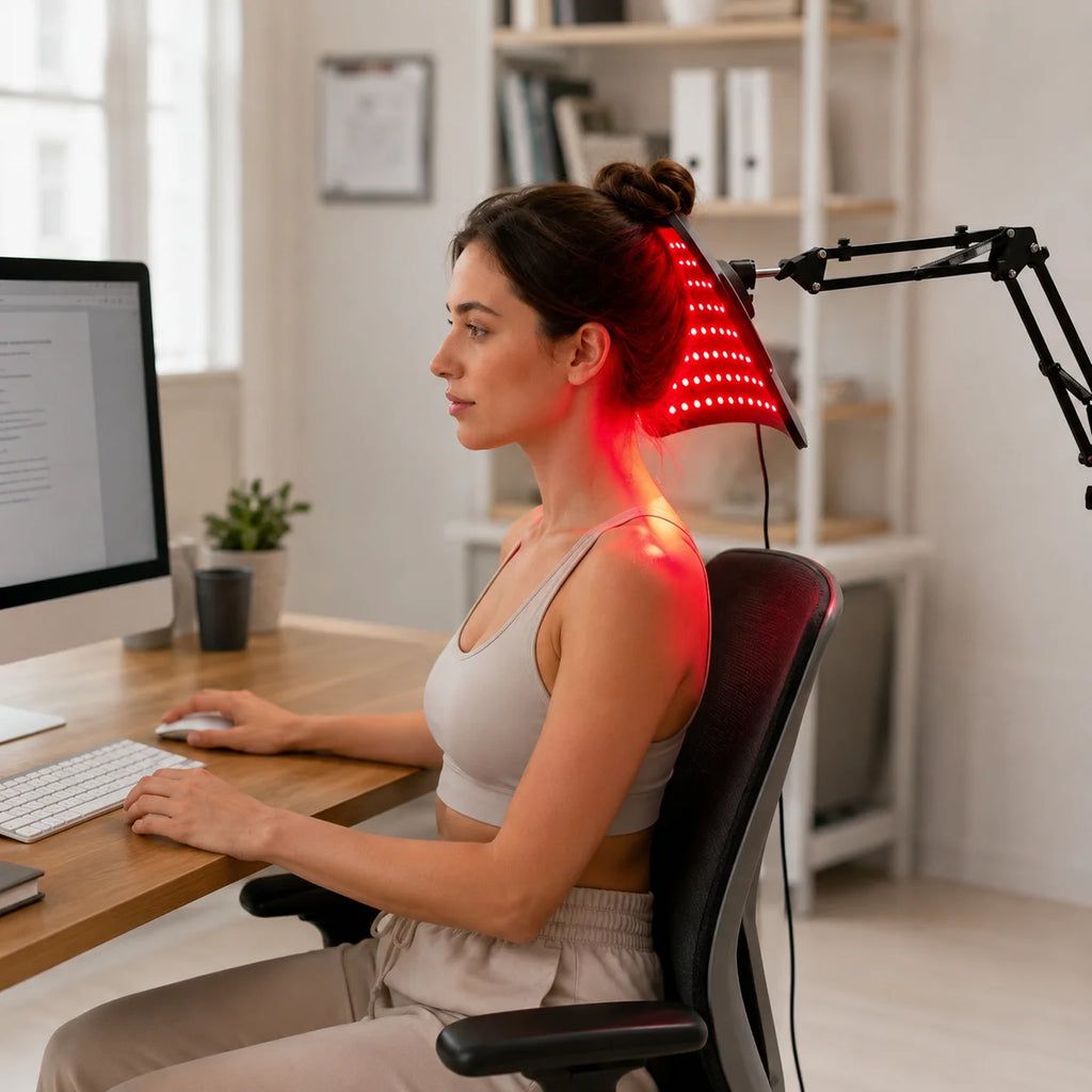 Adjustable Hands Free Red Light Therapy Lamp