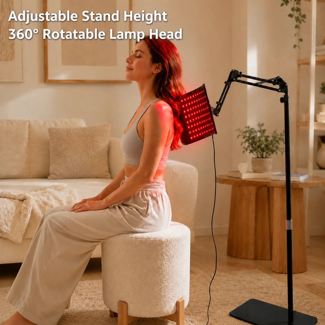 Adjustable Hands Free Red Light Therapy Lamp